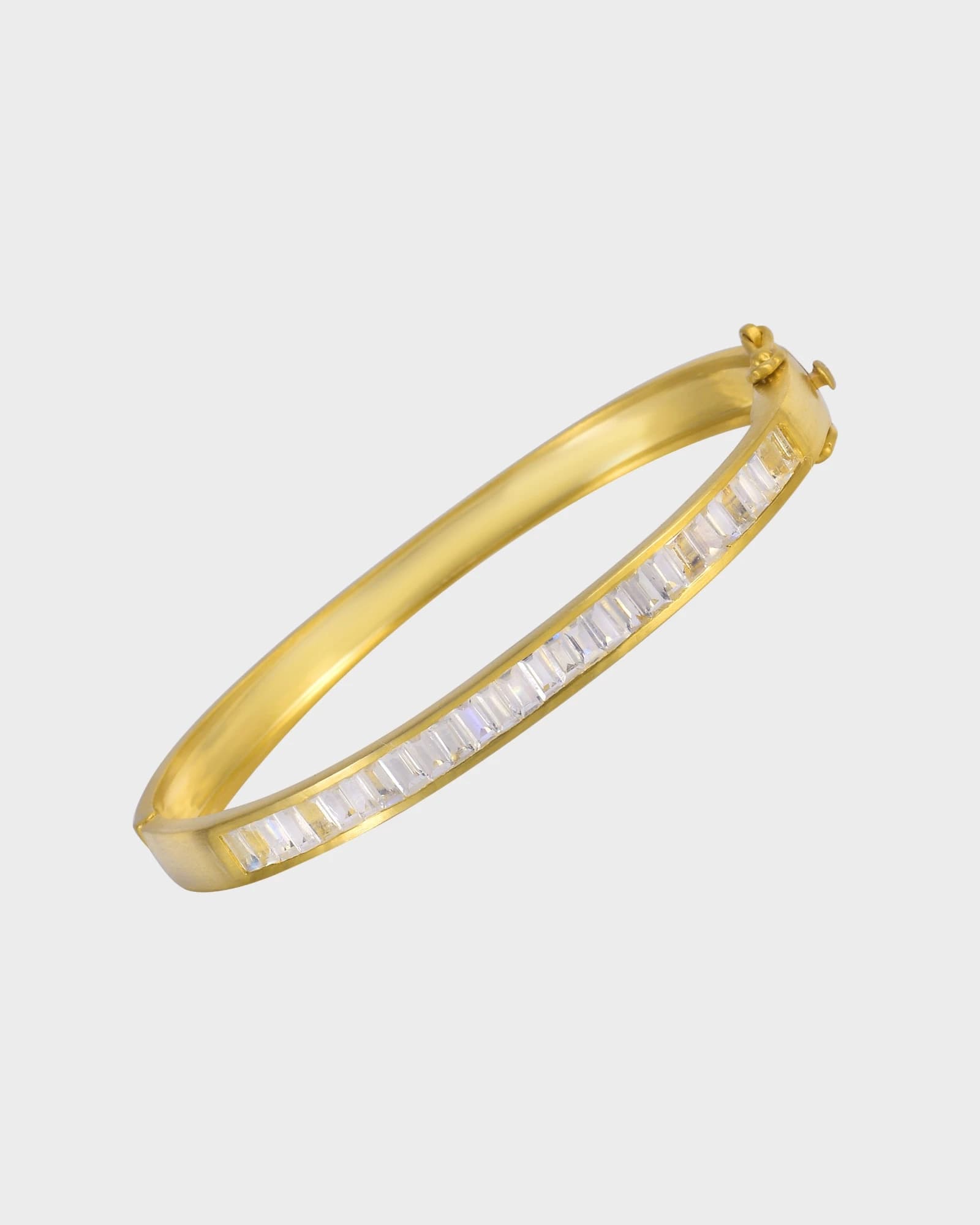 Silver 4X6mm Baguette Bracelet Collections