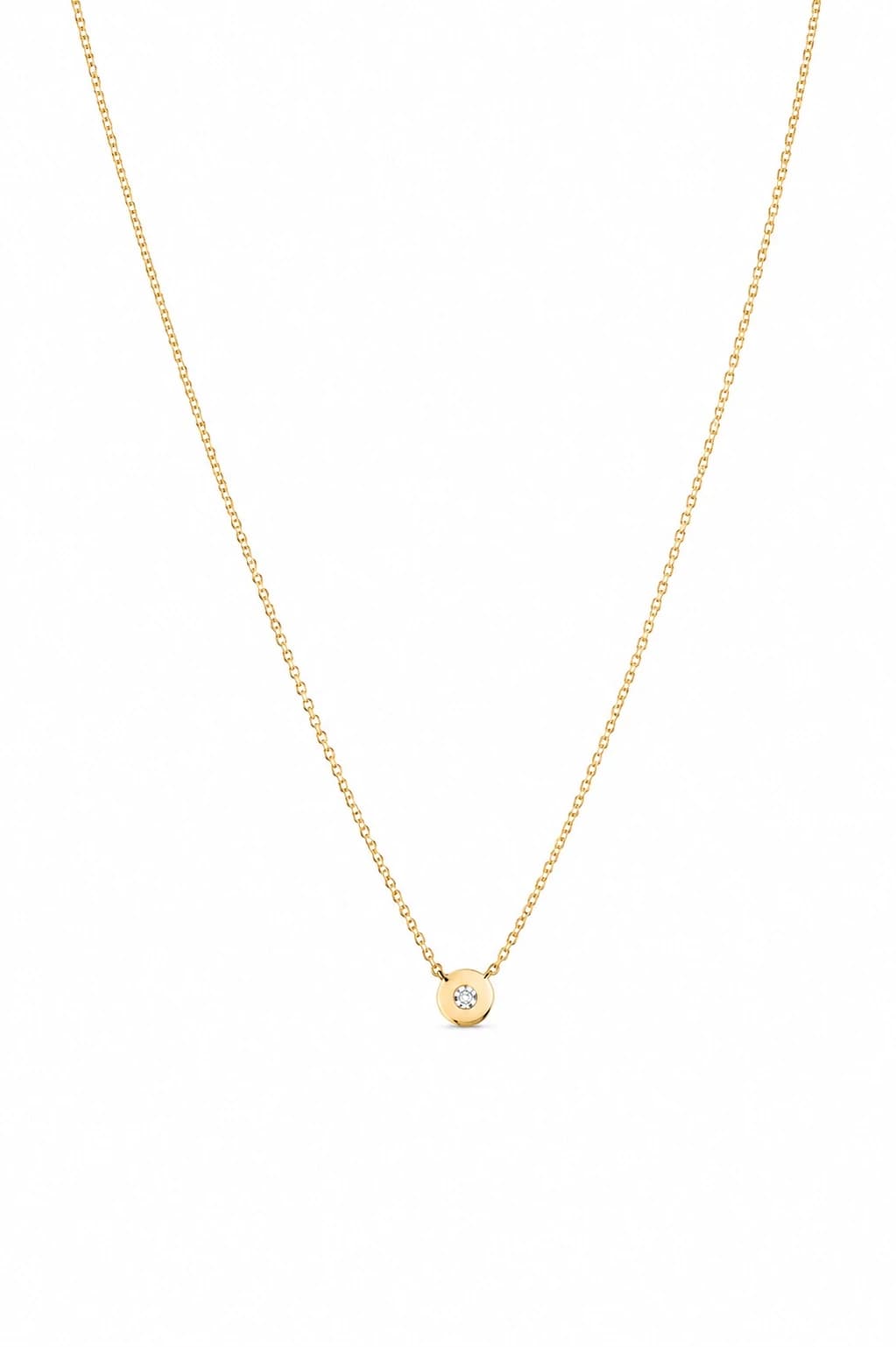 Solitaire Glow One Diamond Necklace