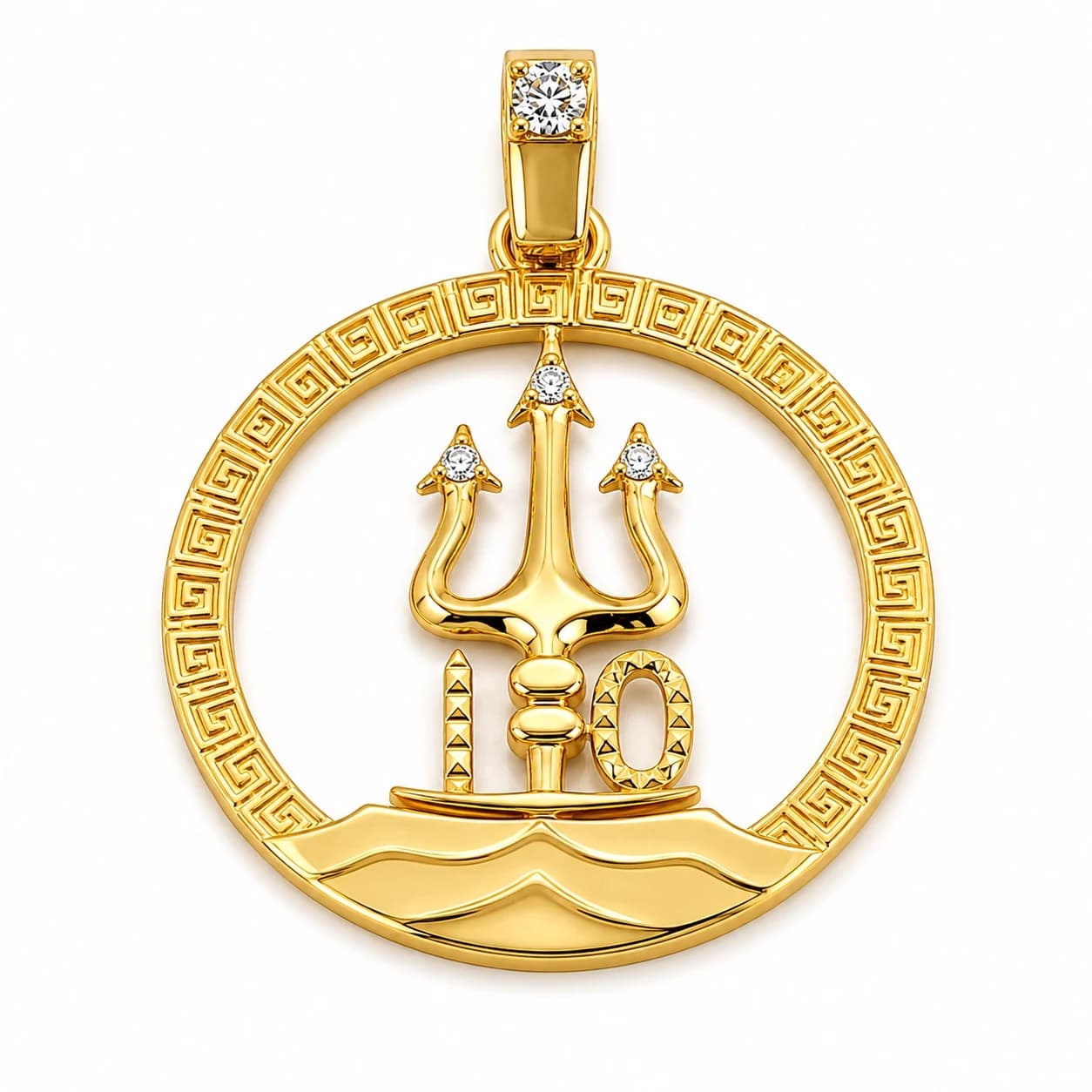 Divine Trident Reversable Pendant
