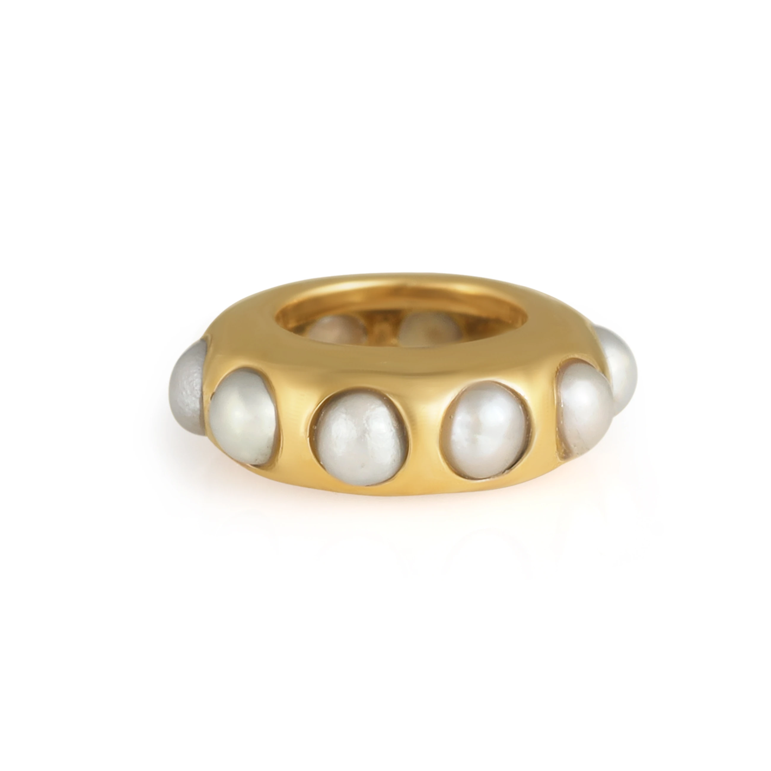14K Yellow Gold Freshwater Pearl Beads