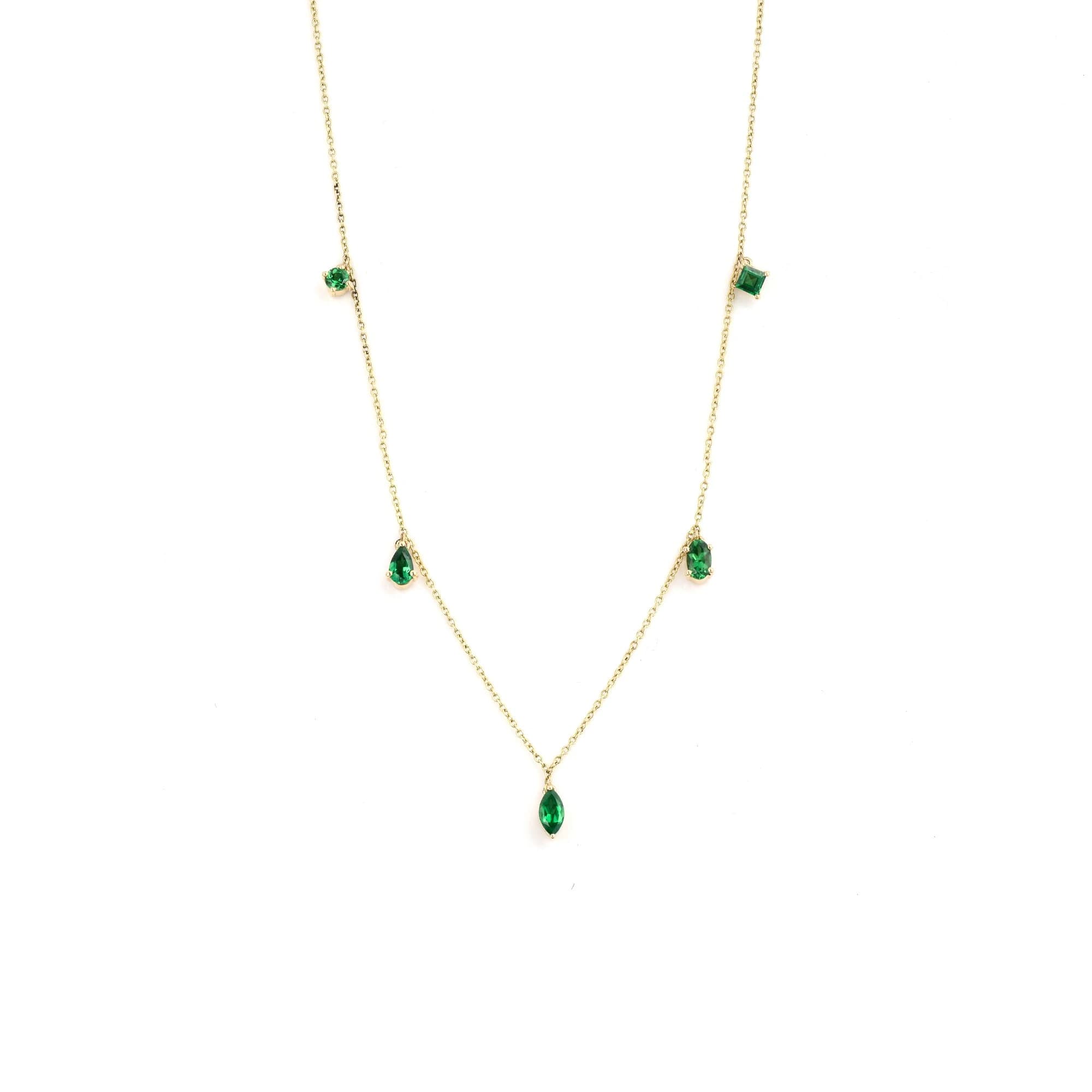 Tsavorite Cascade Necklace
