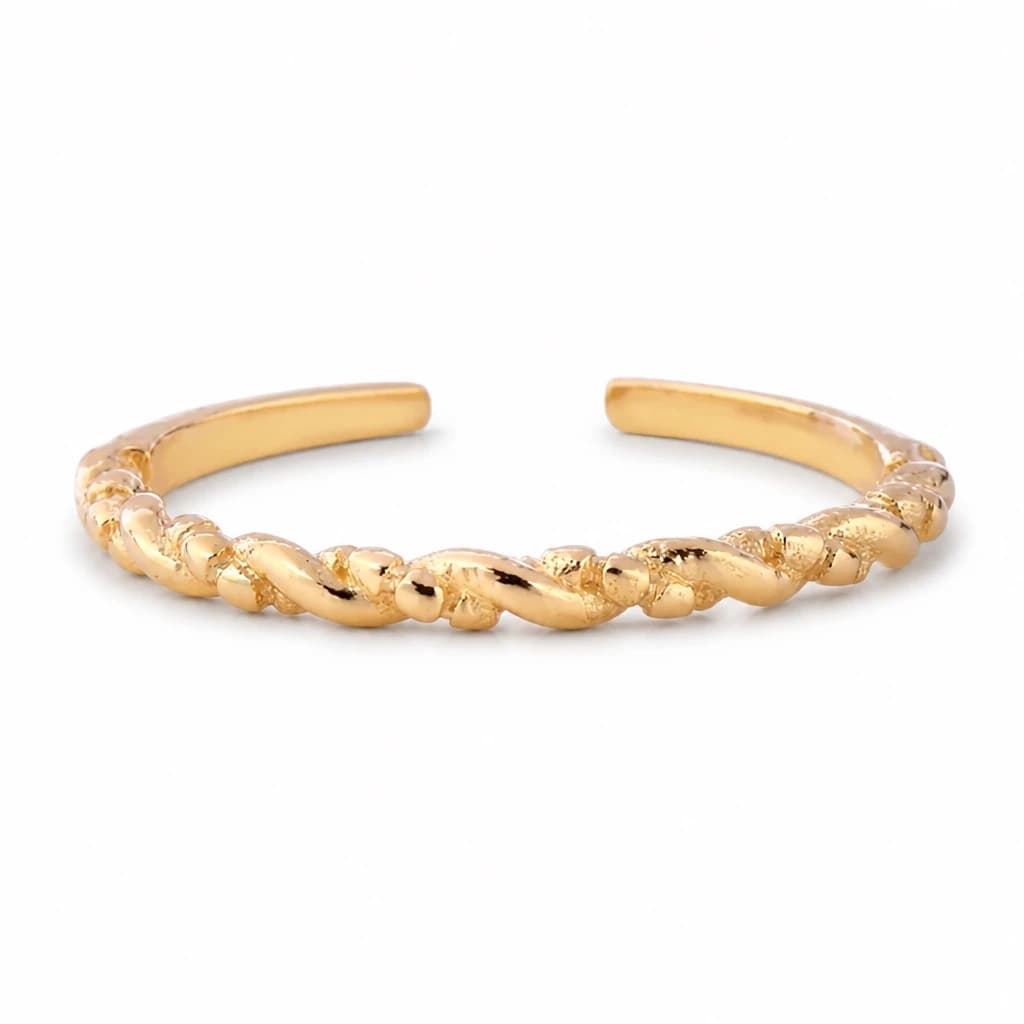 Twisted Rope Gold Ring
