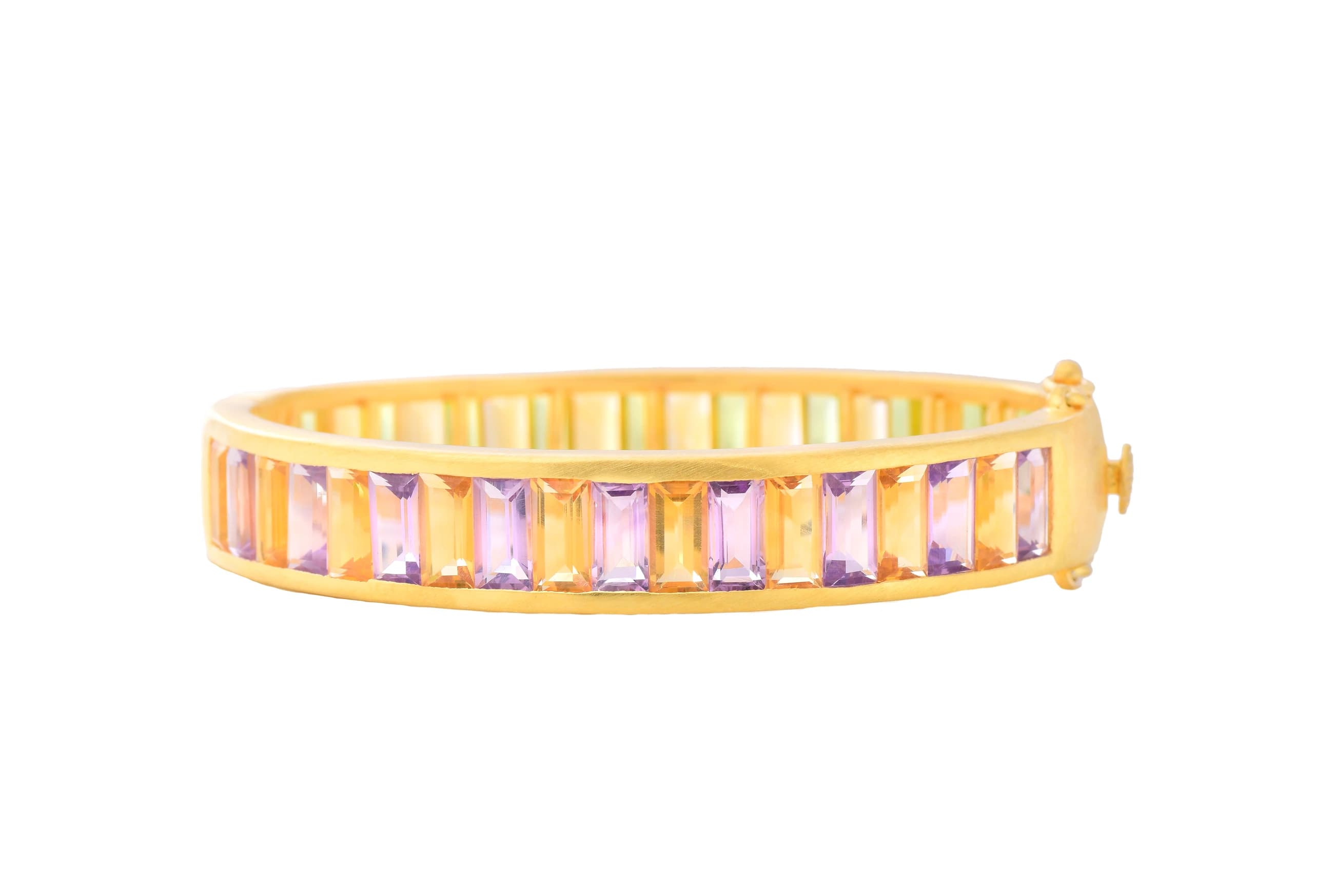 Aurora Gemstone Prism Bangle