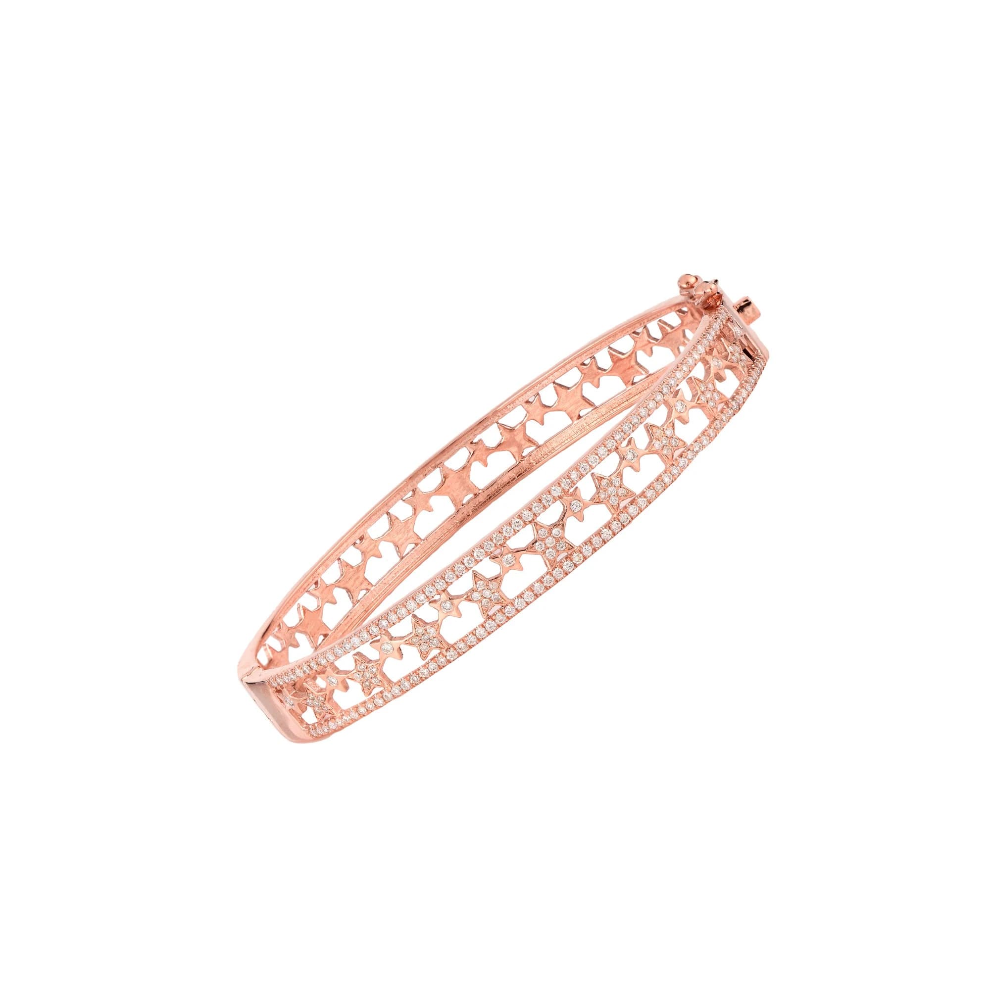 Diamond Star Lattice Bangle