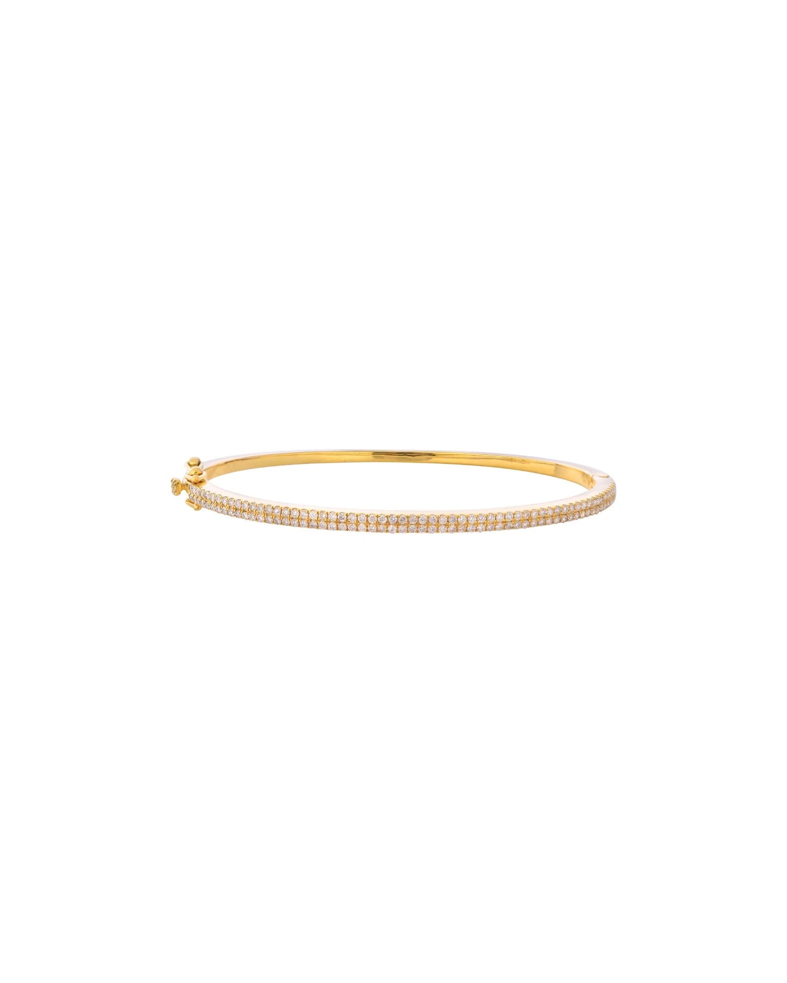 Diamond Eternal Gold Bangle